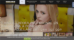 Desktop Screenshot of maquillame.es